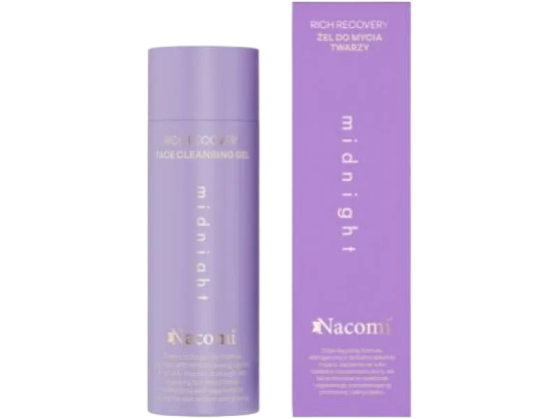 NACOMI Rich Recovery Midnight Żel do mycia twarzy, żel, 140 ml