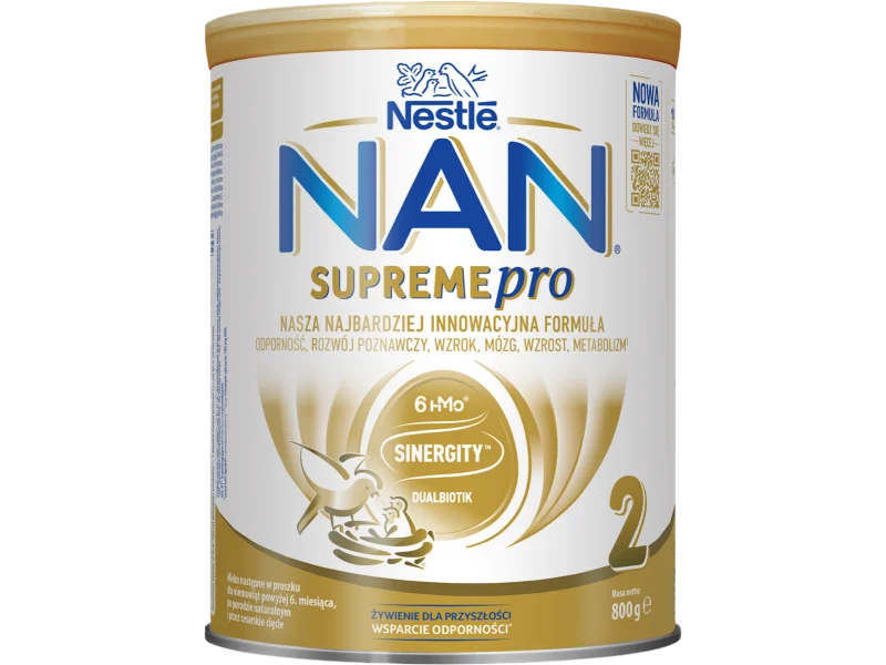 NAN SUPREMEPRO 2 Mleko następne dla niemowląt powyżej 6. miesiąca, proszek, 800 g
