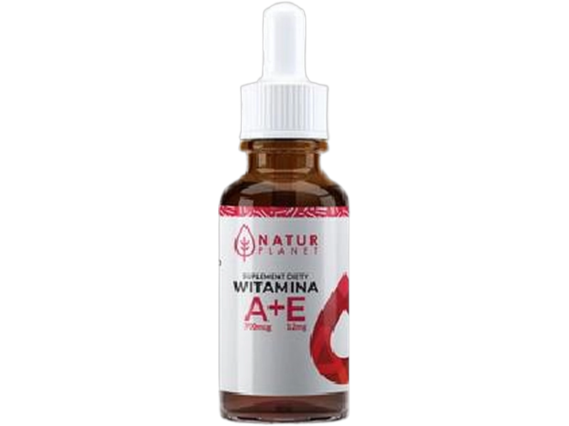 Natur Planet Witamina A+E, krople, 30 ml