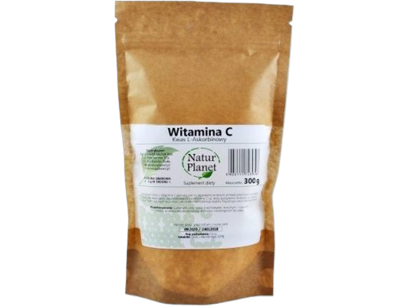 Natur Planet Witamina C, proszek, 1000 mg, 300 g