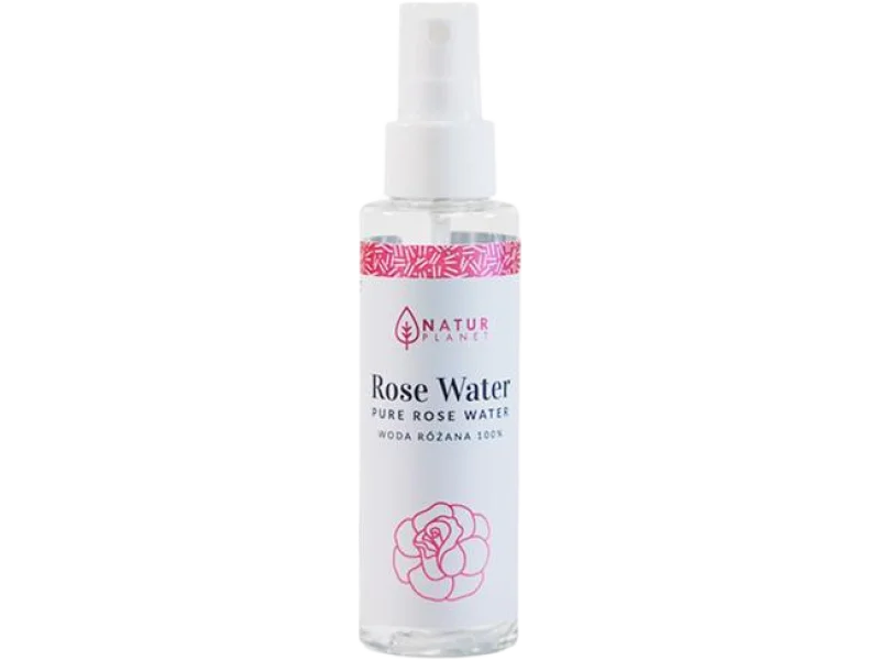 NATUR PLANET Woda różana, mgiełka, 100 ml