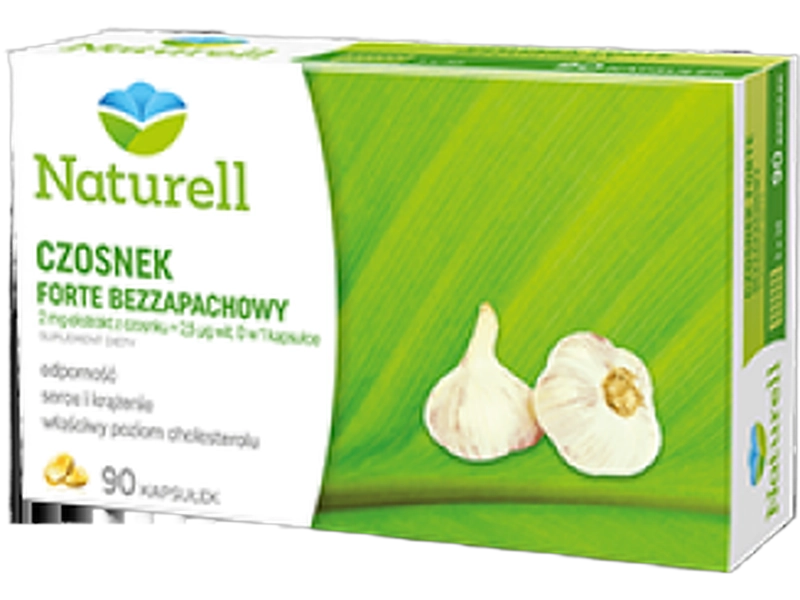 Naturell Czosnek forte bezzapachowy, kapsułki, 90 kaps.