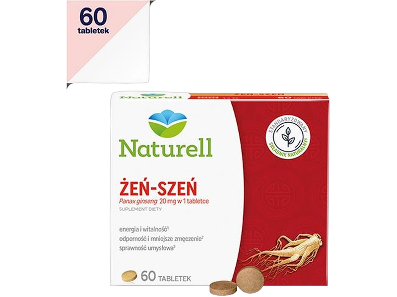 Naturell Żeń-szeń, tabletki, 60 tabl.