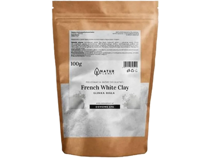 NaturPlanet Glinka Biała, proszek, 100%, 100 g