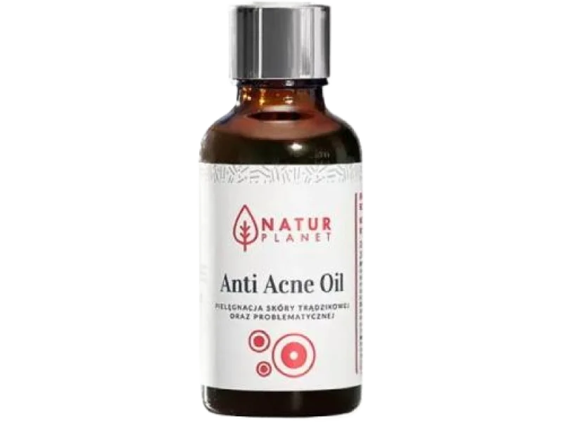 NaturPlanet Olej na trądzik Anti Acne, olejek, 30 ml