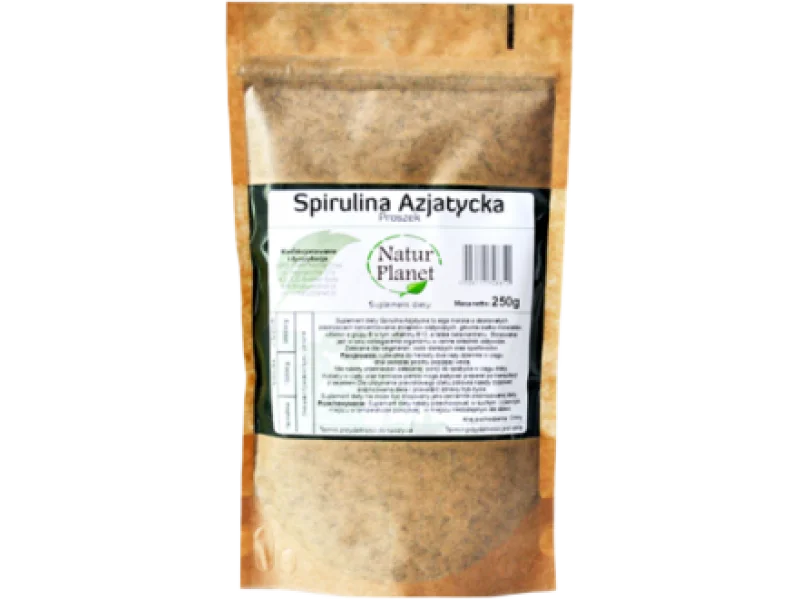 NaturPlanet Spirulina Azjatycka, proszek, 250 g