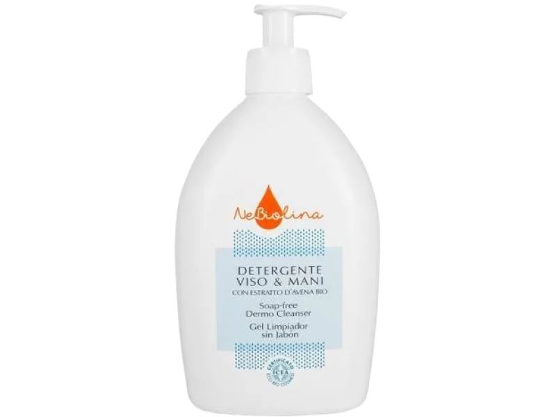 NeBioLina Żel Oczyszczający Bez Mydła Do Twarzy i Rąk, żel, 500 ml