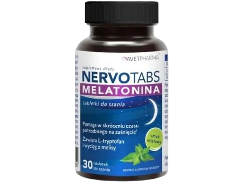 Nervotabs Melatonina, tabletki do ssania, 30 tabl.