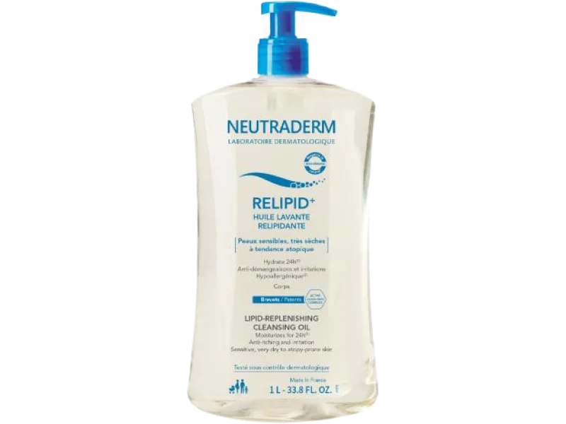 NEUTRADERM RELIPID+ olejek do mycia ciała odbudowujący warstwę lipidową, 1000 ml