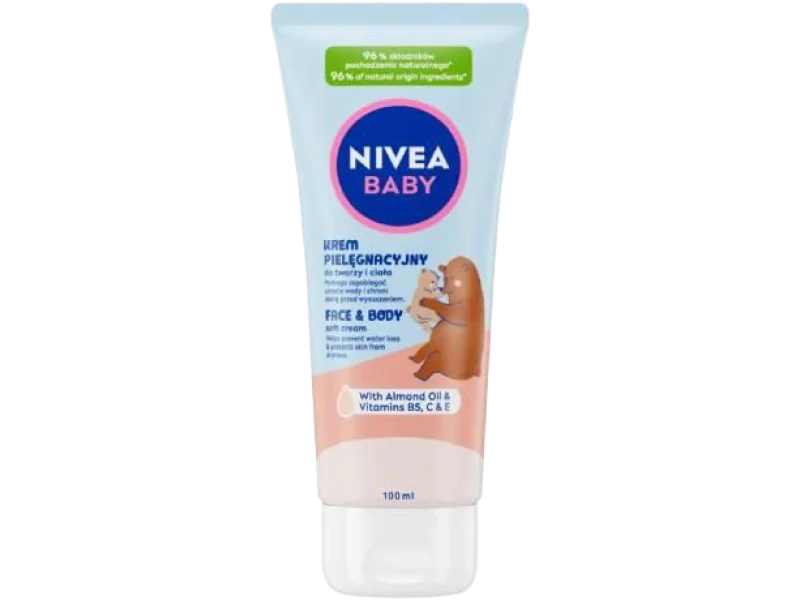 NIVEA Baby Krem pielęgnacyjny do twarzy i ciała, 100 ml