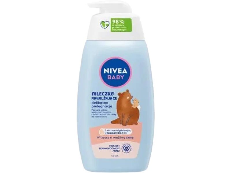 NIVEA Baby Mleczko nawilżające Delikatna pielęgnacja, 500 ml