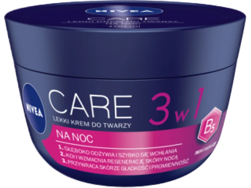 NIVEA Care Lekki krem do twarzy noc, 100 ml