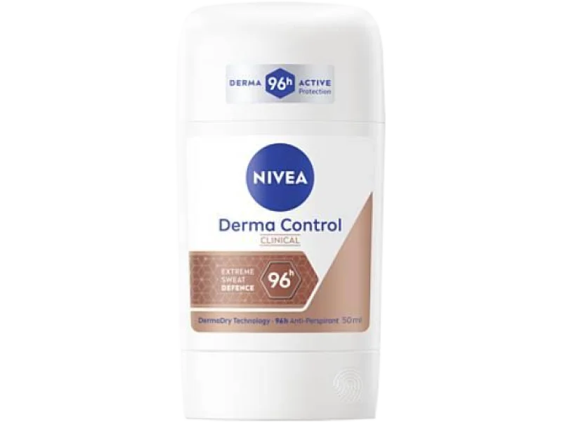Nivea Derma Dry Control antyperspirant dla kobiet, sztyft, 50 ml