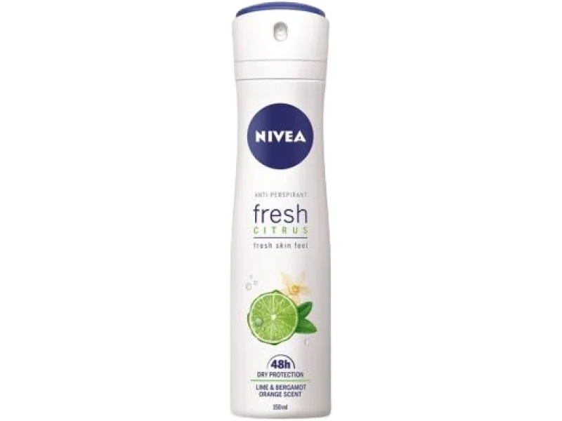 Nivea Fresh Citrus antyperspirant, aerozol na skórę, 150 ml