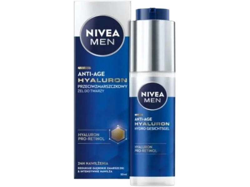 NIVEA MEN Anti-Age Hyaluron, żel, 50 ml