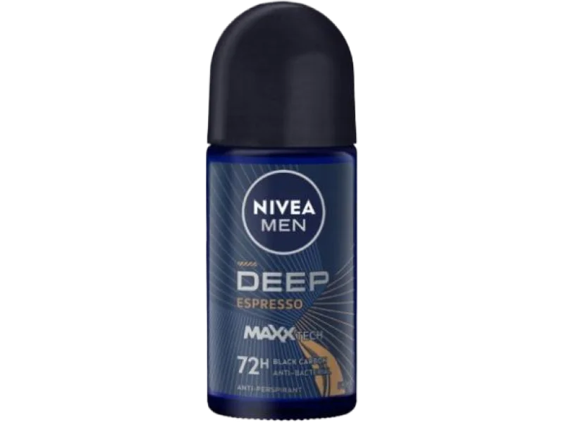 NIVEA MEN Deep Espresso Antyperspirant, roll-on, 50 ml