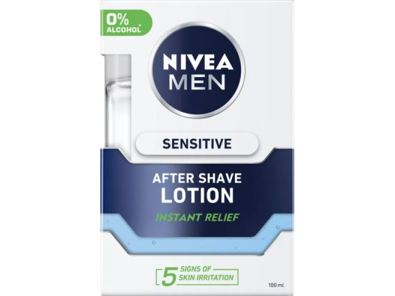 NIVEA MEN Sensitive Łagodząca woda po goleniu, płyn, 100 ml