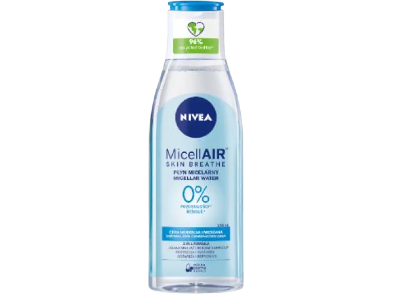 NIVEA MicellAir Skin Breathe Płyn micelarny do cery normalnej i mieszanej, 200 ml