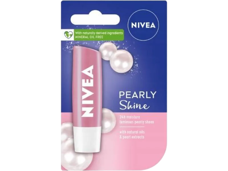 NIVEA Pearly Shine Nawilżająca pomadka do ust, 4.8 g