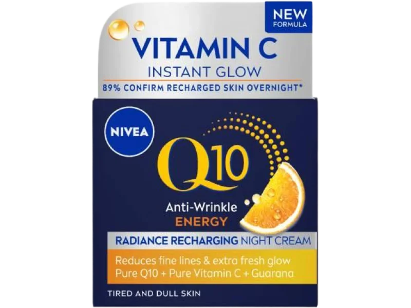 Nivea Q10 Anti-Wrinkle Energy Przeciwzmarszczkowy krem na noc, 50 ml