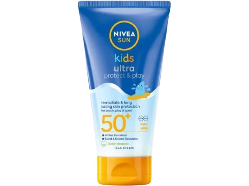 Nivea Sun Kids Ultra Protect&Play Balsam ochronny do opalania dla dzieci SPF50+, 150 ml