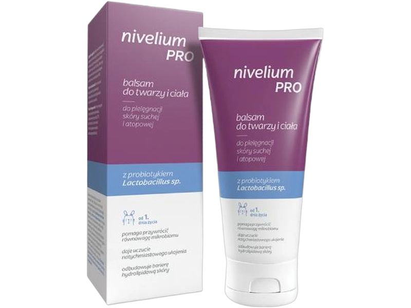 Nivelium Pro balsam do twarzy i ciała dla skóry suchej, 2 x 50 ml