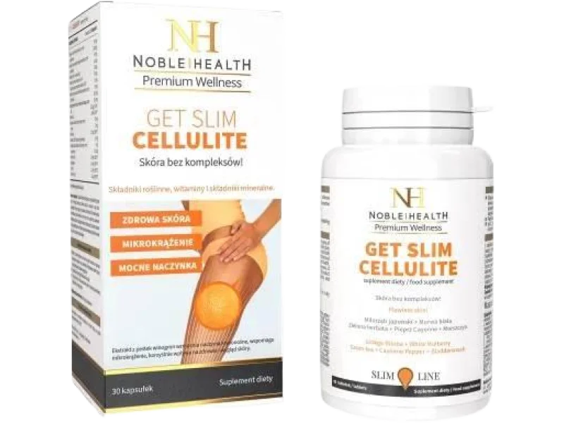Noble Health Get Slim Cellulite, kapsułki, 30 kaps.