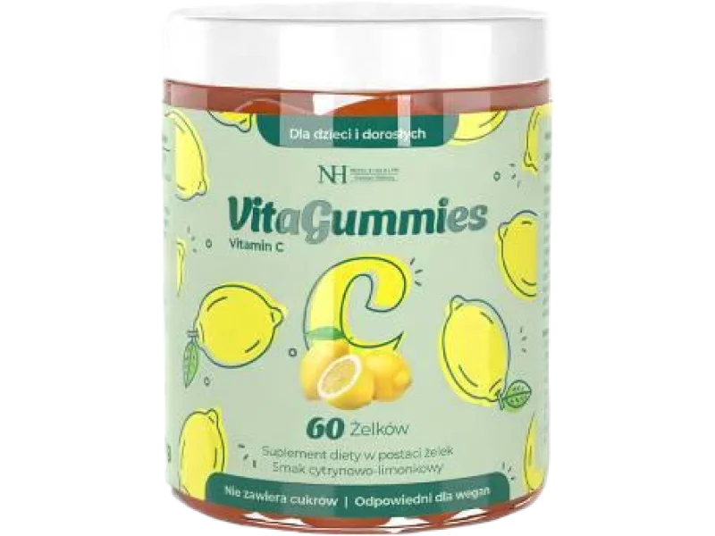 Noble Health VitaGummies Witamina C, żelki, 80 mg, 60 szt.