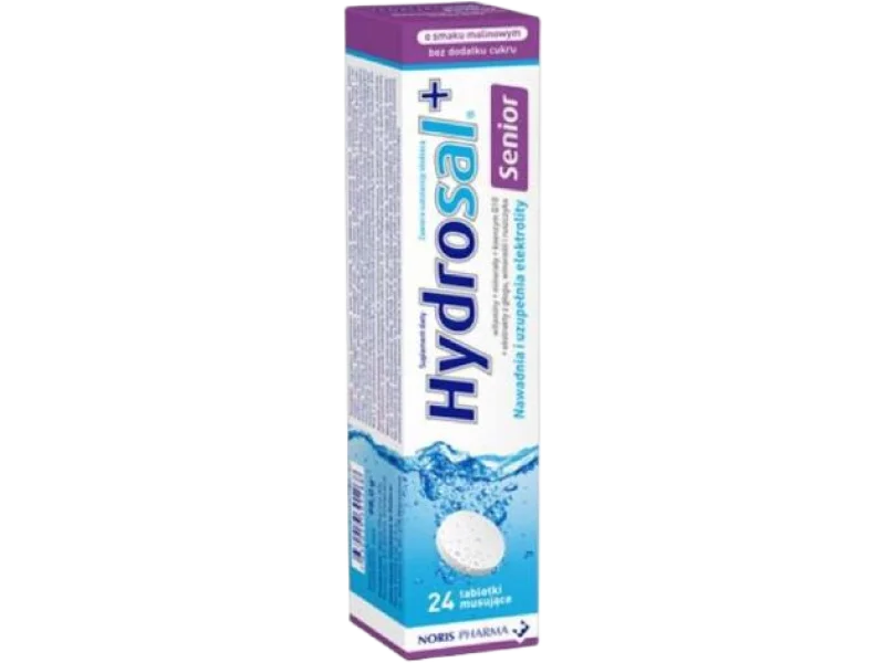 NORIS PHARMA Hydrosal+ Senior, tabletki musujące, 24 tabl.
