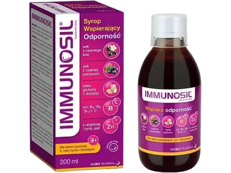 NORIS PHARMA Immunosil Syrop Wspierający Odporność, 200 ml