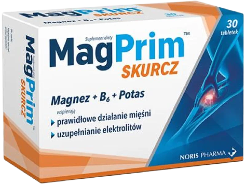 NORIS PHARMA MAGPRIM Skurcz, tabletki powlekane, 30 tabl.