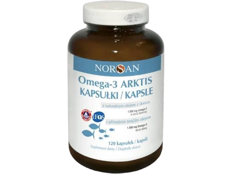 Norman Omega-3 Arktis, kapsułki, 120 kaps.