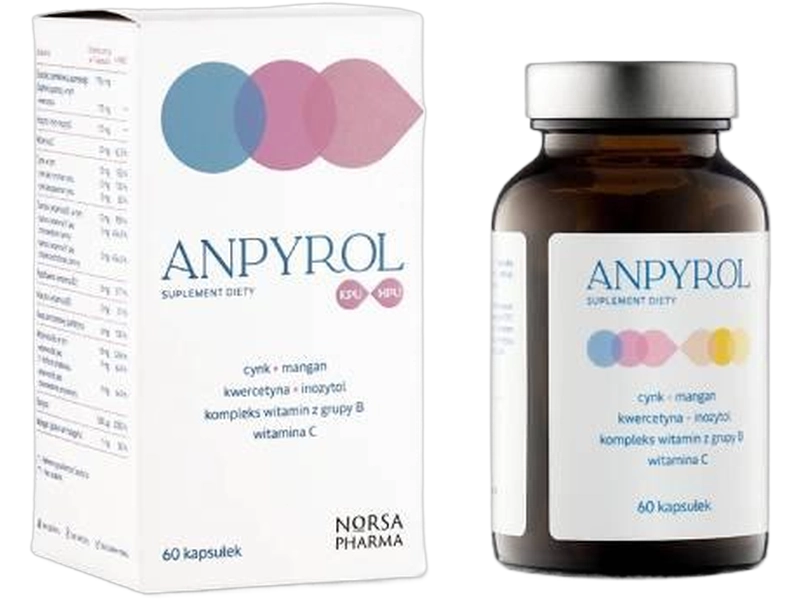 Norsa Pharma Anpyrol KPU/HPU, kapsułki, 60 kaps.