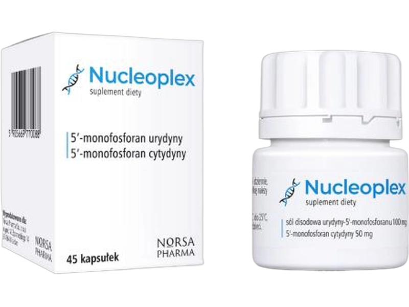 Norsa Pharma Nucleoplex budulec kwasów nukleinowych, kapsułki, 45 kaps.