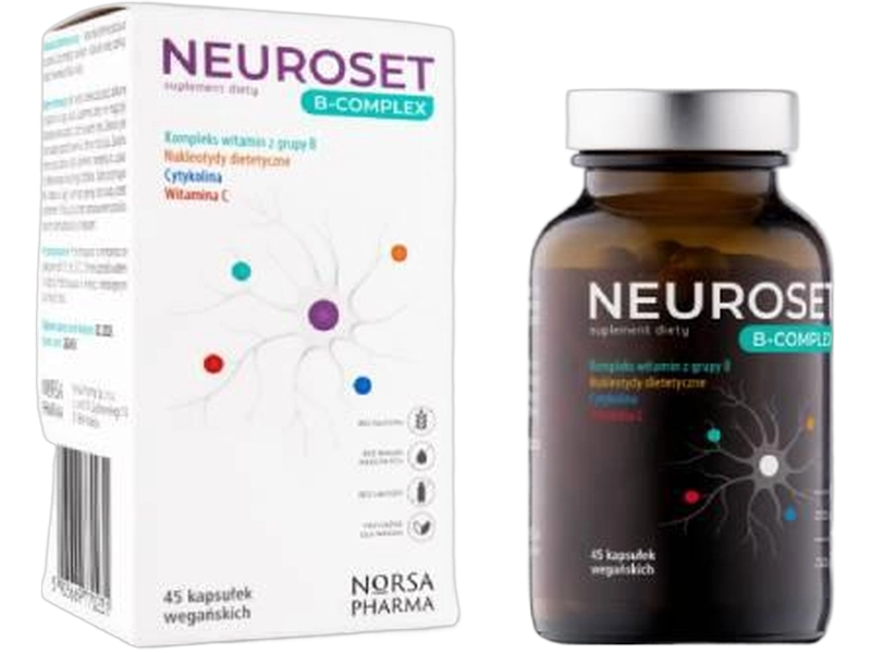 Norsa Pharma Witaminy B Neuroset B-Complex, kapsułki, 45 kaps.