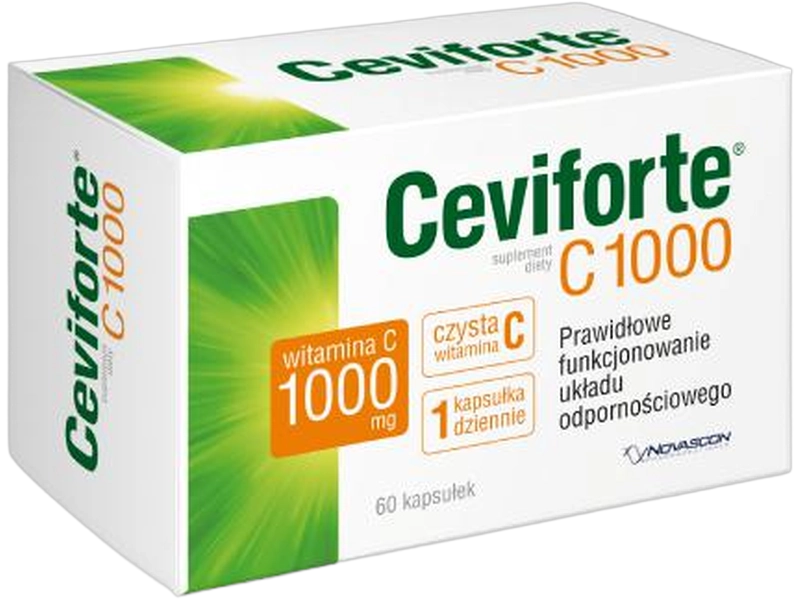 Novascon Ceviforte C, kapsułki, 1000 mg, 60 kaps.