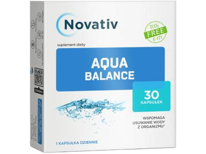 Novativ Aqua Balance, kapsułki, 30 kaps.