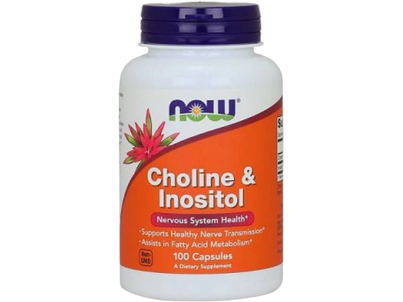 Now Foods Choline Inositol, kapsułki, 250 mg + 250 mg, 100 kaps.