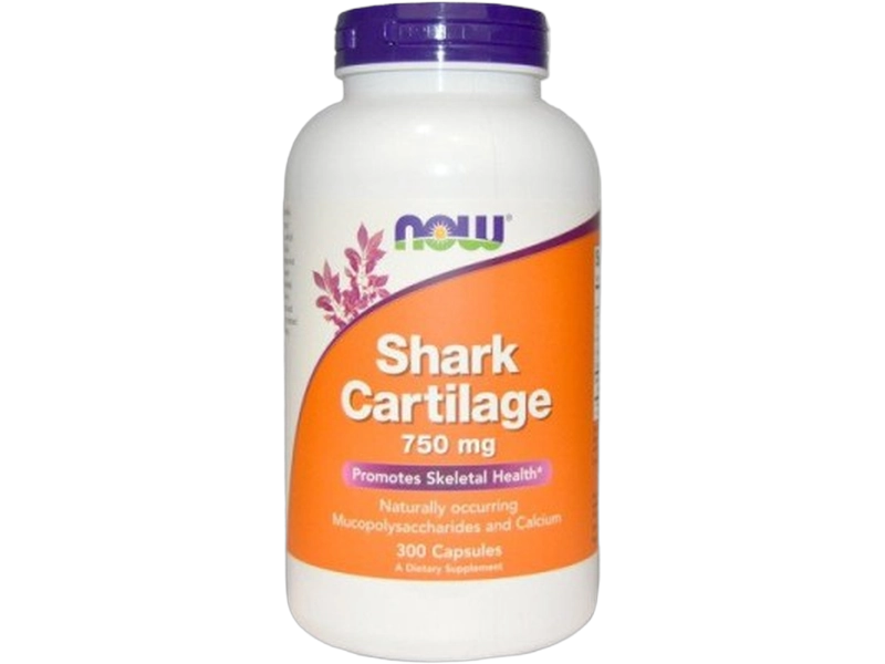 Now Foods Chrząstka rekina, kapsułki, 750 mg, 300 kaps.