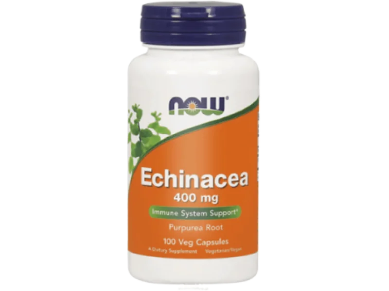 NOW Foods Echinacea, kapsułki, 400 mg, 100 kaps.
