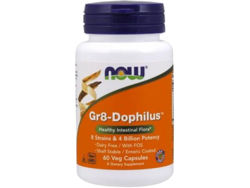 Now Foods GR8-Dophilus, kapsułki, 60 kaps.
