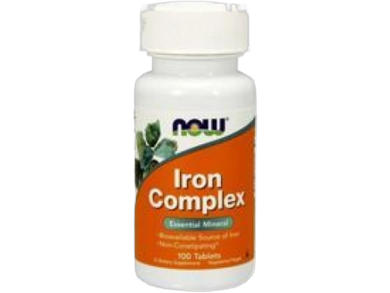Now Foods Iron Complex, tabletki, 100 tabl.