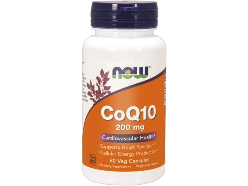 Now Foods Koenzym Q10, kapsułki, 200 mg, 60 kaps.