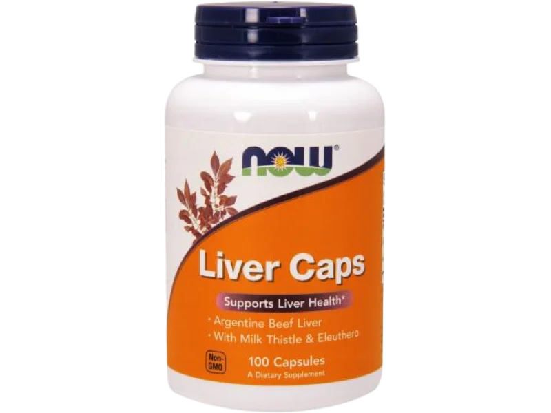 Now Foods Liver Caps Wsparcie wątroby, kapsułki, 100 kaps.