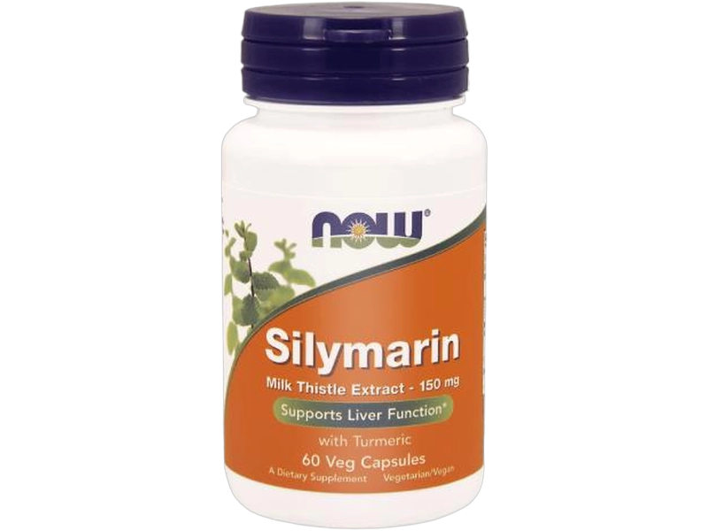 Now Foods Silymarin milk thistle extract, kapsułki, 150 mg, 60 kaps.