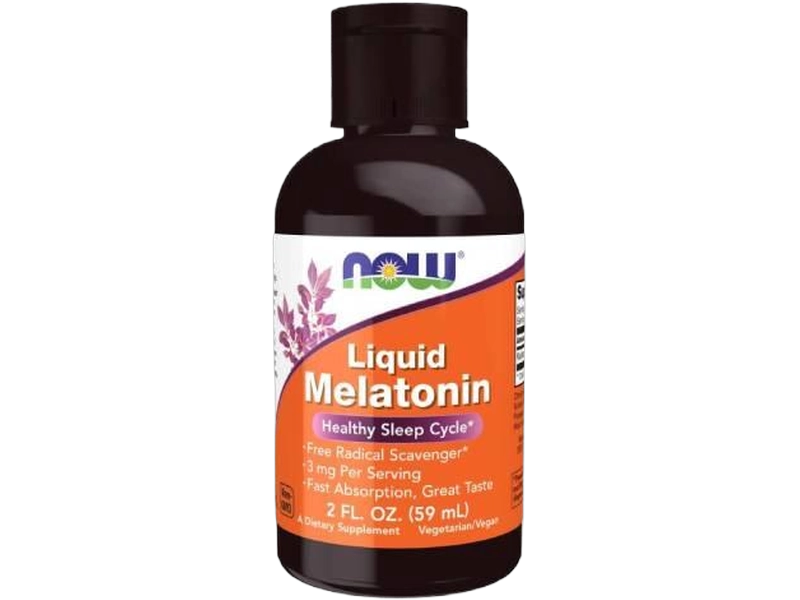 Now Foods Melatonina w płynie, 1,5 mg/10 kropli, 60 ml