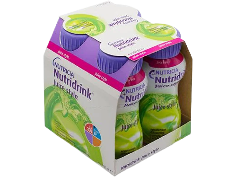 Nutridrink Juice style, smak jabłkowy, płyn, 4 ml