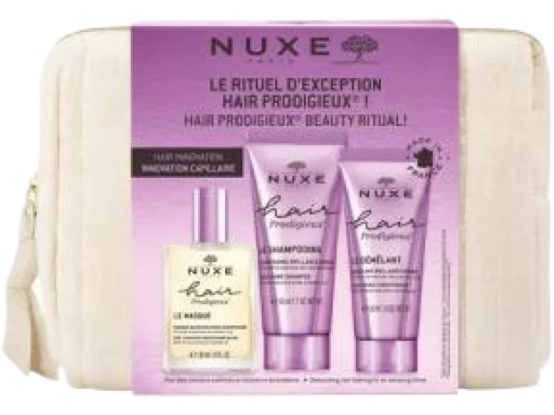 NUXE Hair Prodigieux kosmetyczka podróżna, zestaw, 50 szt.