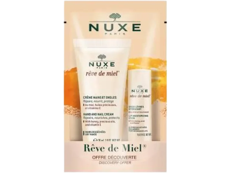Nuxe Reve de Miel, krem + pomadka, 30 szt.