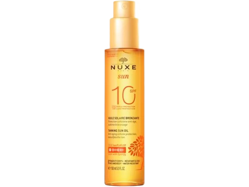 NUXE Sun olejek do opalania do twarzy i ciała, SPF 10, 150 ml